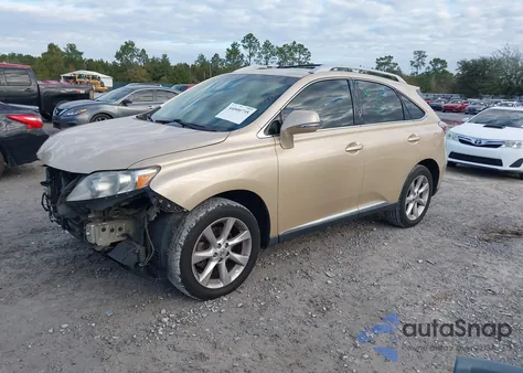2010 Lexus Rx 350 z USA, uszkodzony, nr VIN 2T2ZK1BAXAC016464